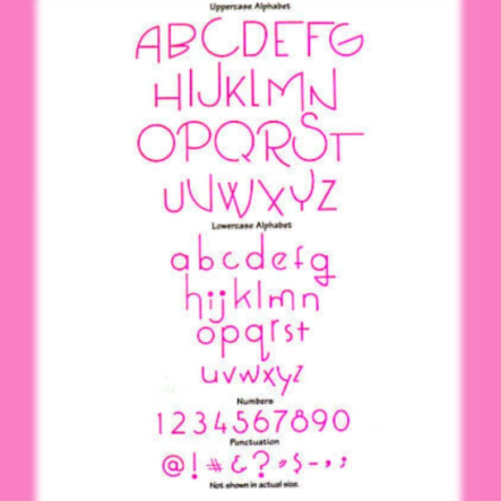 Sizzix Sizzlits 35-die CHERISH alphabets dies with storage case